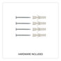 A Picture of product UNV-43622 Universal® Melamine Dry Erase Board with Aluminum Frame 24 x 18, White Surface, Anodized