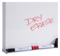 A Picture of product UNV-43622 Universal® Melamine Dry Erase Board with Aluminum Frame 24 x 18, White Surface, Anodized