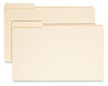 A Picture of product SMD-15335 Smead™ Reinforced Tab Manila File Folder Folders, 1/3-Cut Tabs: Left Position, Legal Size, 0.75" Expansion, 11-pt 100/Box