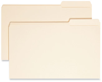 Smead™ Reinforced Tab Manila File Folder Folders, 1/3-Cut Tabs: Right Position, Legal Size, 0.75" Expansion, 11-pt 100/Box