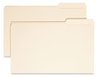 A Picture of product SMD-15337 Smead™ Reinforced Tab Manila File Folder Folders, 1/3-Cut Tabs: Right Position, Legal Size, 0.75" Expansion, 11-pt 100/Box