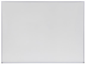 Universal® Melamine Dry Erase Board with Aluminum Frame 48 x 36, White Surface, Anodized