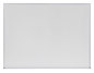 A Picture of product UNV-43624 Universal® Melamine Dry Erase Board with Aluminum Frame 48 x 36, White Surface, Anodized