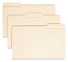 A Picture of product SMD-15338 Smead™ Top Tab File Folders with Antimicrobial Product Protection 1/3-Cut Tabs: Assorted, Legal, 0.75" Expansion, Manila, 100/Box