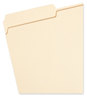 A Picture of product SMD-15339 Smead™ 100% Recycled Manila Top Tab File Folders 1/3-Cut Tabs: Assorted, Legal Size, 0.75" Expansion, 100/Box