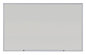 A Picture of product UNV-43625 Universal® Deluxe Melamine Dry Erase Board 60 x 36, White Surface, Silver Anodized Aluminum Frame