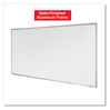 A Picture of product UNV-43626 Universal® Deluxe Melamine Dry Erase Board 72 x 48, White Surface, Silver Anodized Aluminum Frame