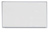 A Picture of product UNV-43626 Universal® Deluxe Melamine Dry Erase Board 72 x 48, White Surface, Silver Anodized Aluminum Frame