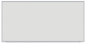Universal® Deluxe Melamine Dry Erase Board 96 x 48, White Surface, Silver Anodized Aluminum Frame