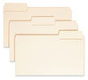 A Picture of product SMD-15401 Smead™ SuperTab® Top Tab File Folders 1/3-Cut Tabs: Assorted, Legal Size, 0.75" Expansion, 14-pt Manila, 50/Box