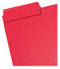 A Picture of product SMD-15410 Smead™ SuperTab® Colored File Folders 1/3-Cut Tabs: Assorted, Legal Size, 0.75" Expansion, 14-pt Stock, Colors, 50/Box