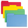 A Picture of product SMD-15410 Smead™ SuperTab® Colored File Folders 1/3-Cut Tabs: Assorted, Legal Size, 0.75" Expansion, 14-pt Stock, Colors, 50/Box