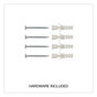 A Picture of product UNV-43630 Universal® Design Series Deluxe Dry Erase Board 24 x 18, White Surface, Black Anodized Aluminum Frame