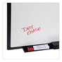 A Picture of product UNV-43630 Universal® Design Series Deluxe Dry Erase Board 24 x 18, White Surface, Black Anodized Aluminum Frame