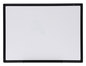 A Picture of product UNV-43630 Universal® Design Series Deluxe Dry Erase Board 24 x 18, White Surface, Black Anodized Aluminum Frame