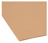 A Picture of product SMD-15734 Smead™ Heavyweight Kraft File Folder 1/3-Cut Tabs: Assorted, Legal Size, 0.75" Expansion, 11-pt Brown, 100/Box