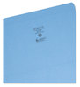 A Picture of product SMD-17010 Smead™ Reinforced Top Tab Colored File Folders Straight Tabs, Legal Size, 0.75" Expansion, Blue, 100/Box