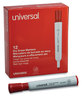 A Picture of product UNV-43652 Universal™ Dry Erase Marker Broad Chisel Tip, Red, Dozen