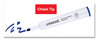 A Picture of product UNV-43653 Universal™ Dry Erase Marker Broad Chisel Tip, Blue, Dozen