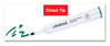 A Picture of product UNV-43654 Universal™ Dry Erase Marker Broad Chisel Tip, Green, Dozen