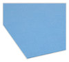 A Picture of product SMD-17043 Smead™ Colored File Folders 1/3-Cut Tabs: Assorted, Legal Size, 0.75" Expansion, Blue, 100/Box