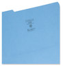 A Picture of product SMD-17043 Smead™ Colored File Folders 1/3-Cut Tabs: Assorted, Legal Size, 0.75" Expansion, Blue, 100/Box