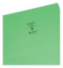 A Picture of product SMD-17110 Smead™ Reinforced Top Tab Colored File Folders Straight Tabs, Legal Size, 0.75" Expansion, Green, 100/Box