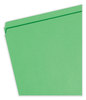 A Picture of product SMD-17110 Smead™ Reinforced Top Tab Colored File Folders Straight Tabs, Legal Size, 0.75" Expansion, Green, 100/Box