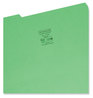 A Picture of product SMD-17143 Smead™ Colored File Folders 1/3-Cut Tabs: Assorted, Legal Size, 0.75" Expansion, Green, 100/Box