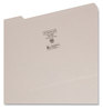 A Picture of product SMD-17334 Smead™ Reinforced Top Tab Colored File Folders 1/3-Cut Tabs: Assorted, Legal Size, 0.75" Expansion, Gray, 100/Box