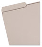 A Picture of product SMD-17334 Smead™ Reinforced Top Tab Colored File Folders 1/3-Cut Tabs: Assorted, Legal Size, 0.75" Expansion, Gray, 100/Box