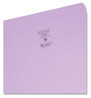 A Picture of product SMD-17410 Smead™ Reinforced Top Tab Colored File Folders Straight Tabs, Legal Size, 0.75" Expansion, Lavender, 100/Box