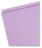 A Picture of product SMD-17410 Smead™ Reinforced Top Tab Colored File Folders Straight Tabs, Legal Size, 0.75" Expansion, Lavender, 100/Box