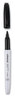 A Picture of product UNV-43671 Universal™ Pen Style Dry Erase Marker Fine Bullet Tip, Black, Dozen