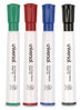 A Picture of product UNV-43680 Universal™ Dry Erase Marker Medium Bullet Tip, Assorted Colors, 4/Set
