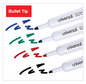 A Picture of product UNV-43680 Universal™ Dry Erase Marker Medium Bullet Tip, Assorted Colors, 4/Set