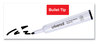 A Picture of product UNV-43681 Universal™ Dry Erase Marker Medium Bullet Tip, Black, Dozen