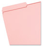 A Picture of product SMD-17634 Smead™ Reinforced Top Tab Colored File Folders 1/3-Cut Tabs: Assorted, Legal Size, 0.75" Expansion, Pink, 100/Box