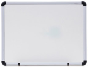 Universal® Modern Melamine Dry Erase Board with Aluminum Frame 24 x 18, White Surface