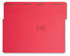 A Picture of product SMD-17740 Smead™ Top Tab Colored Fastener Folders 0.75" Expansion, 2 Fasteners, Legal Size, Red Exterior, 50/Box