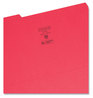 A Picture of product SMD-17743 Smead™ Colored File Folders 1/3-Cut Tabs: Assorted, Legal Size, 0.75" Expansion, Red, 100/Box