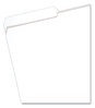 A Picture of product SMD-17834 Smead™ Reinforced Top Tab Colored File Folders 1/3-Cut Tabs: Assorted, Legal Size, 0.75" Expansion, White, 100/Box
