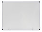 A Picture of product UNV-43724 Universal® Modern Melamine Dry Erase Board with Aluminum Frame 48 x 36, White Surface
