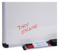 A Picture of product UNV-43725 Universal® Modern Melamine Dry Erase Board with Aluminum Frame 72 x 48, White Surface