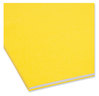 A Picture of product SMD-17940 Smead™ Top Tab Colored Fastener Folders 0.75" Expansion, 2 Fasteners, Legal Size, Yellow Exterior, 50/Box