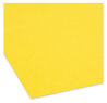 A Picture of product SMD-17940 Smead™ Top Tab Colored Fastener Folders 0.75" Expansion, 2 Fasteners, Legal Size, Yellow Exterior, 50/Box