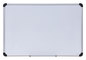 A Picture of product UNV-43733 Universal® Deluxe Magnetic Steel Dry Erase Marker Board 36 x 24, White Surface, Aluminum/Plastic Frame