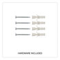 A Picture of product UNV-43735 Universal® Deluxe Magnetic Steel Dry Erase Marker Board 72 x 48, White Surface, Aluminum/Plastic Frame