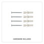 A Picture of product UNV-43742 Universal® Combination Dry Erase & Bulletin Board Cork/Dry Melamine, 24 x 18, Tan/White Surface, Gray/Black Aluminum/Plastic Frame