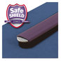 A Picture of product SMD-19035 Smead™ Six-Section Colored Pressboard Top Tab Classification Folders with SafeSHIELD® Coated Fasteners Six 2 Dividers, Legal Size, Dark Blue, 10/Box